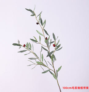 Branches d'olivier artificielles de 70 cm/100 cm/120 cm, plantes, vente en gros d'usine, oliviers artificiels, plantes d'intérieur artificielles, feuilles d'olivier - Product Image 4