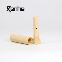 Tube nasopharyngé en bois de noyer naturel Inhalateur Huile essentielle Bois de hêtre Aromathérapie Inhalateur nasal Diffuseur Bâton