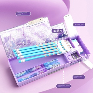Trousse à crayons multifonctionnelle en plastique Unimass <span class=keywords><strong>Elsa</strong></span> Friends, impression numérique, 24*8.5*3cm, pour élèves du primaire - Product Image 3