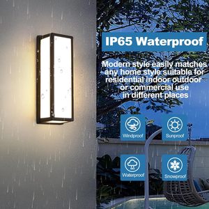 โคมไฟติดผนัง LED แบบไร้สายสำหรับภายนอกอาคาร สไตล์นอร์ดิกสมัยใหม่ สำหรับโรงแรม พร้อมขายส่ง  ติดตั้งด้วยแม่เหล็ก  ไฟวงแหวนสำหรับห้องนั่งเล่น - Product Image 3