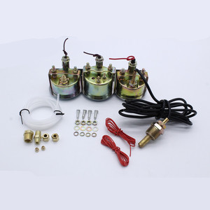 2. 52 मिमी क्रोम वोल्ट पानी का तेल दबाव ट्रिपल 3 गेज किट - Product Image 3