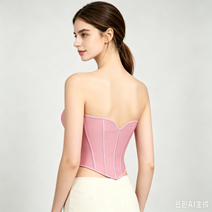 <span class=keywords><strong>Bustier</strong></span> Corset Sculptant Silhouette Sablier <span class=keywords><strong>Sans</strong></span> Bretelles Dos à Lacets Utilisation Quotidienne Fêtes et Occasions Formelles Femme - Product Image 4