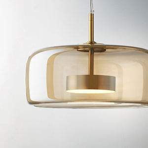 Kitchen Island Lighting <b>Dining</b> Room bar Nordic Modern Single Head Metal and Glass Pendant <b>Light</b> - Product Image 5
