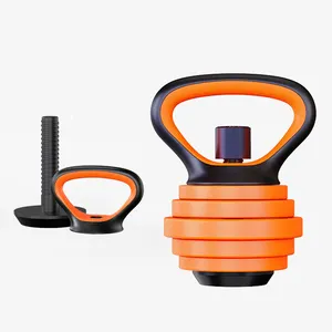 Kettlebell aderência 20lb 40lb, de alta qualidade, uso doméstico, competição ajustável, kettlebell, fitness