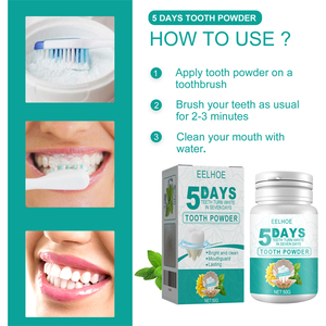 Poudre Dentaire EELHOE 50g Pour Blanchir <span class=keywords><strong>et</strong></span> Rafraîchir les <span class=keywords><strong>Dents</strong></span> en 5 Jours, Soin Buccal Nettoyant - Product Image 3