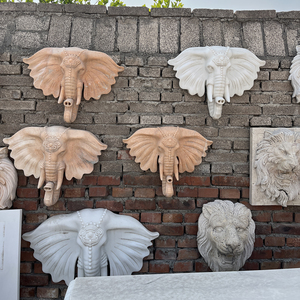 Decorazione Murale da Esterno: Statua di Gorilla in Marmo, <span class=keywords><strong>Testa</strong></span> di Elefante da Appendere, <span class=keywords><strong>Testa</strong></span> di <span class=keywords><strong>Leone</strong></span> in Stile Europeo Personalizzata in Bronzo e Resina - Product Image 6
