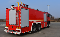 Camion-citerne à eau Sinotruk Howo de 18 tonnes ; Grand camion de pompiers de secours à double essieu arrière disponible sur commande