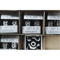 Diode redresseuse en pont monophasée KBPC2510 25A 1000V, boîtier métallique KBPC, AC vers DC