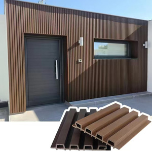 Joydeco hiện đại hoa 3D PVC tường tấm ốp tùy chỉnh cách âm ngoài trời Nhựa WPC Panel tường căn hộ nhà máy cung cấp - Product Image 1