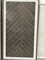 Mosaico de Pared de Mármol con Patrón de Parches de Piedra 3D Natural, Azulejos Decorativos DIY con Acabado Texturizado y Diseño Aleatorio