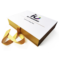 Emballage de logo de luxe personnalisé direct usine boîte-cadeau d'extension de cheveux magnétique boîte d'emballage de perruque de luxe avec produit de ruban
