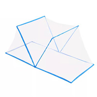 Moustiquaire pliable de haute qualité pour bébé, moustiquaire pliable pour lit double en tissu maillé, fournisseur chinois