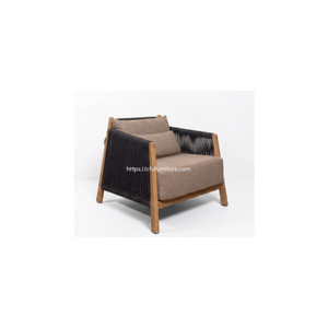 Canapé 1 place Devora moderne avec assise rembourrée en tissu moelleux, design confortable, tissu durable pour salon, mobilier de salon à domicile - Product Image 4