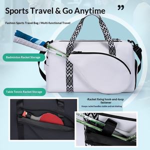 Sac spécial pour raquette <span class=keywords><strong>de</strong></span> badminton, séparation sec/humide, fermeture à cordon Oxford, unisexe, à porter à la main, à l'épaule ou en bandoulière, grande capacité - Product Image 3