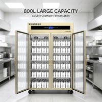 Yaourtière à Utilisation Facile avec Fonctionnalités Intelligentes, Machine de Fermentation pour Yaourt et Natto, Traitement Laitier Réfrigéré