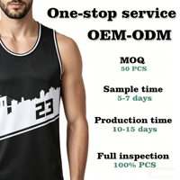 Tank Top Streetwear Custom OEM Berkualitas Tinggi 100% Katun Vintage Acid Wash Sablon Sutra Pria Model Distressed
