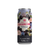 Boissons gazeuses personnalisées à la mûre fruitée, en canettes d'aluminium de 500 ml, avec logo imprimé, prêtes à boire, 7,5 % ABV, cocktail fort