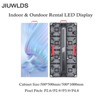 JIUWLDS - Panel de Módulo de Pantalla LED SMD Portátil P3.91 HD, Resistente al Agua, para Alquiler en Exteriores, Video Wall LED, de Fabricante Chino