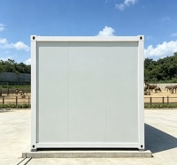 Maison préfabriquée modulaire pliable personnalisée, étanche, avec deux ailes extensibles, pour gîte, bureau, appartement résidentiel ou conteneur.