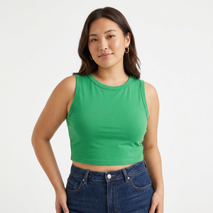 Womens Tank <b>Tops</b> Casual Cotton Soft Breathable Fabric OEM Comfortable Lightweight Summer Fashion Wear - Product Image 1