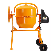 Petite bétonnière électrique 220V, type agitateur, machine à mélanger le mortier, la pierre, le ciment pour la construction et la transformation alimentaire