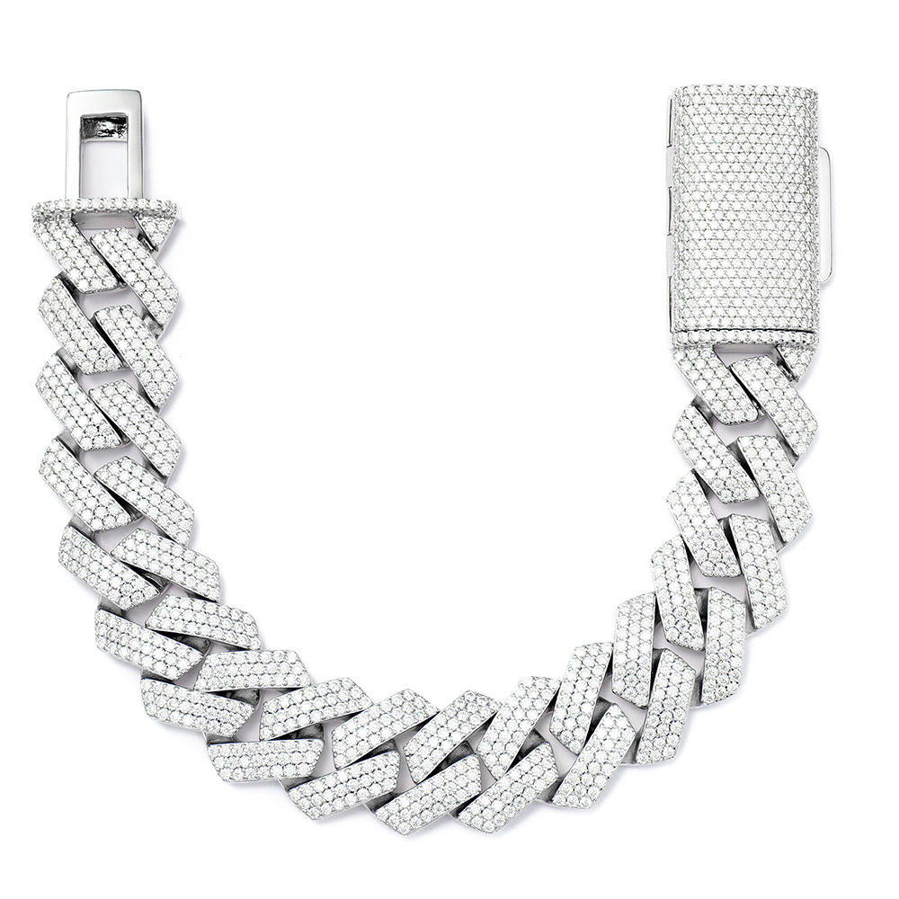 White Gold Plated(18mm Width)