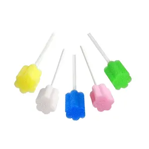 Wholesale Oral Care Swabs Oral Swabs Dental Cleaning Sponge Care Sponge Sticks
