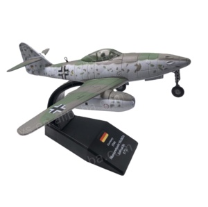 Modèle d'<span class=keywords><strong>avion</strong></span> à réaction en métal moulé sous pression 1/72 Me-262, <span class=keywords><strong>bombardier</strong></span> allemand pour collectionneurs et exposition, jouet en alliage - Product Image 1