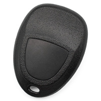 Casing Kunci Mobil 5 Tombol Bahan ABS Hitam, Pengganti Kunci Mobil, Remote Kosong, & Aksesoris