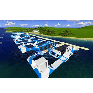 <span class=keywords><strong>Parc</strong></span> <span class=keywords><strong>aquatique</strong></span> gonflable géant personnalisé pour le divertissement, parcours d'obstacles commercial flottant pour la mer - Product Image 4