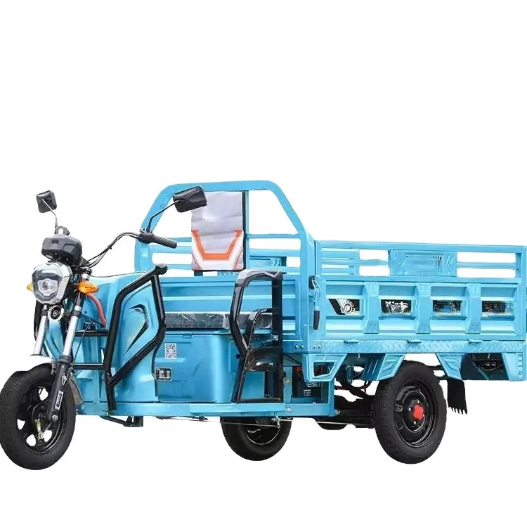 Elektrische Hot Selling Gemotoriseerde Driewielers Cargo Motorfiets Vrachtwagen Grote Wiel Driewieler Voor Volwassene Met Lage Prijs