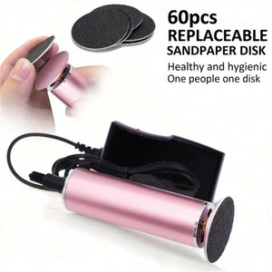Removedor de Callos para Pies, Lima Eléctrica para Pies con Velocidad Ajustable, 60 Discos de Papel de Lija de Repuesto - Product Image 2