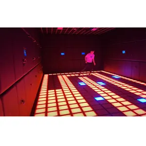 Show Tile Display Shopping Mall Stage Full Color Interactive Touch Screen Led Dance Floor Panel Track For Sale