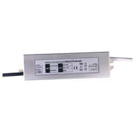 Alimentation LED étanche Saa List à sortie unique 60W 12V 24V 2.5A 4A 5A, type mince, pour éclairage IP67