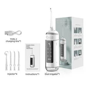 Goedkope Groothandel Draagbare Elektrische Tooth Cleaner IPX7 Waterdicht Telescopische Water Flosser Draadloze Monddouche