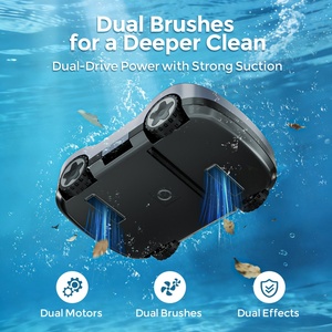 Fabricant professionnel de nettoyeurs de <span class=keywords><strong>piscine</strong></span> robotisés, autonomie de 150 minutes, filtration rapide de l'eau, stationnement automatique, nettoyage - Product Image 2