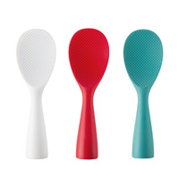 Cuillère à riz en silicone résistante aux hautes températures et écologique, spatule antiadhésive avec manche, ensemble compatible lave-vaisselle pour la maison