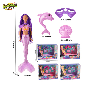 Bambola Sirena 2025 Nuova Moda in Plastica per Casa, Modello <span class=keywords><strong>Cartone</strong></span> <span class=keywords><strong>Animato</strong></span> Carino, <span class=keywords><strong>Principessa</strong></span> Interattiva per Bambine - Product Image 6