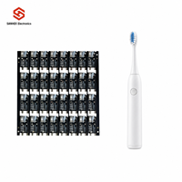 Fabricant de cartes de contrôle électroniques tout-en-un pour mini-ventilateurs et lampes de poche, avec masque de soudure noir personnalisé et sérigraphie blanche, pour assemblage de PCB
