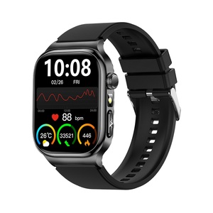สมาร์ทวอทช์ TK18 หน้าจอ AMOLED HD รองรับการโทรผ่านบลูทูธ ตรวจสุขภาพ ระบบ SOS พร้อม ECG วัดอุณหภูมิร่างกาย ตรวจวัดระดับน้ำตาลในเลือด มาตรฐานกันน้ำ IP68 นาฬิกาออกกำลังกาย - Product Image 1