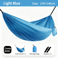 Hamac à corde ultra-fin à ouverture rapide, balançoire portable d'été pour le camping et la randonnée, capacité de charge de 200 kg 2
