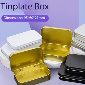 Boîte de rangement en fer blanc pour cartes à jouer, boîte en fer pour poker, emballage pour cartes bancaires et de crédit, boîte cadeau imprimée pour jeux - Product Image 2