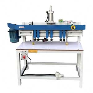 Máquina perforadora vertical sencilla de 6 husillos para microperforación de cuentas, máquina perforadora de gabinetes, máquinas perforadoras de madera - Product Image 1