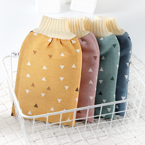 Dành cho người lớn hai mặt trở lại Scrubber bàn chải thuận tiện cơ thể chà công cụ với Túi hộ gia đình khăn tắm găng tay cho tay không cần giúp đỡ - Product Image 2