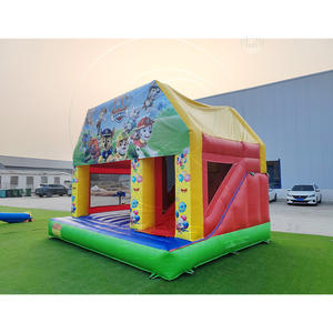 Castillo Inflable <span class=keywords><strong>de</strong></span> PVC con Tobogán, Diseño <span class=keywords><strong>de</strong></span> Perro <span class=keywords><strong>de</strong></span> Dibujos Animados, Capacidad <span class=keywords><strong>de</strong></span> Carga <span class=keywords><strong>de</strong></span> hasta 300-500 kg, Inversión Rentable - Product Image 4
