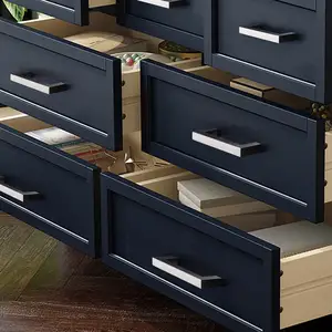 Poignées de meuble de cuisine en acier inoxydable, poignées d'armoire, poignée de porte pour tiroir