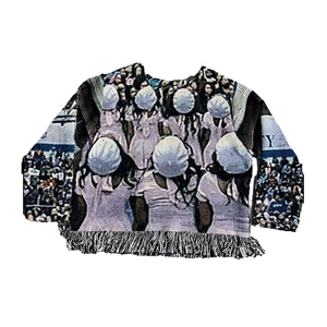 Custom Printed Woven <strong>Akatsuki</strong> Jacquard Tapestry <strong>Hoodie</strong> New Design Anime Fashion Sweater Spring Season Men's Polyester/Cotton - Product Image 4