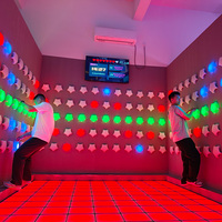 Extreme Climbing Indoor Playground Teamwork-Activated Escape Interactive Hold Light Climb Games para Adventure Park Parties