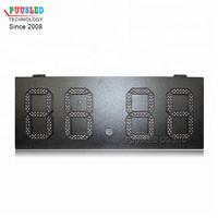 Panneau d'affichage LED pour station-service en plein air de 8 pouces au Maroc, prix de la station-service 88,88, panneau d'affichage numérique LED pour station-service, panneau pylône LED