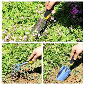 Nouvel arrivage de ciseaux modernes en métal <span class=keywords><strong>Pelle</strong></span> à bêche Cultivateur Sécateur Kit d'outils à main de jardin - Product Image 2